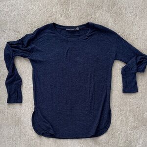 Athleta Dark Blue Long Sleeve Top